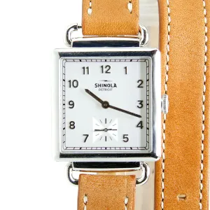 Shinola The Cass 28mm with Double Wrap Strap