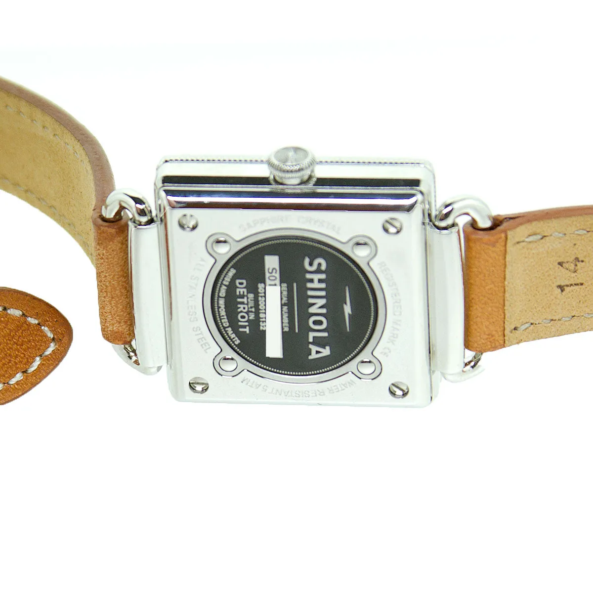 Shinola The Cass 28mm with Double Wrap Strap