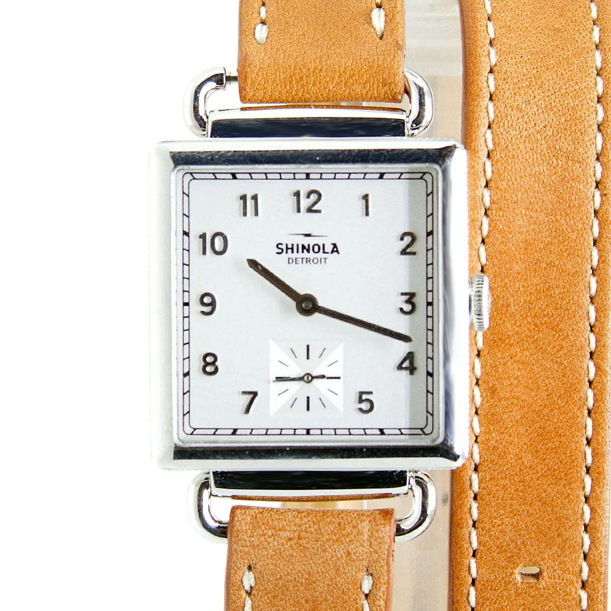 Shinola The Cass 28mm with Double Wrap Strap