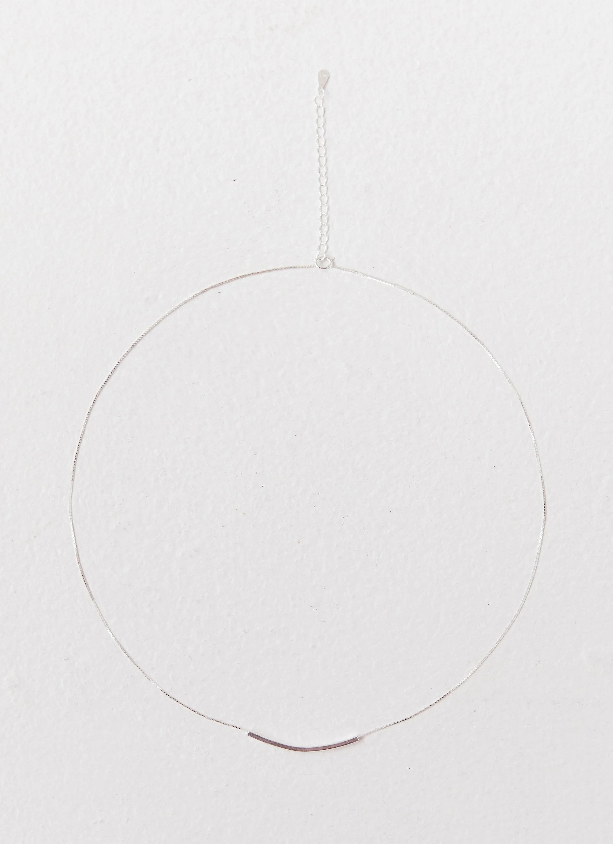 Simplicity Chain Necklace - Silver