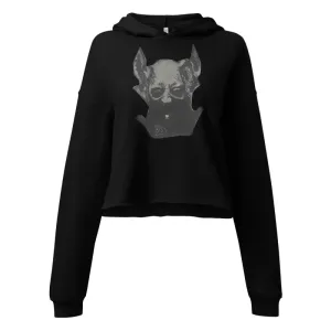 Sinister Entity | Gothic Horror Crop Hoodie