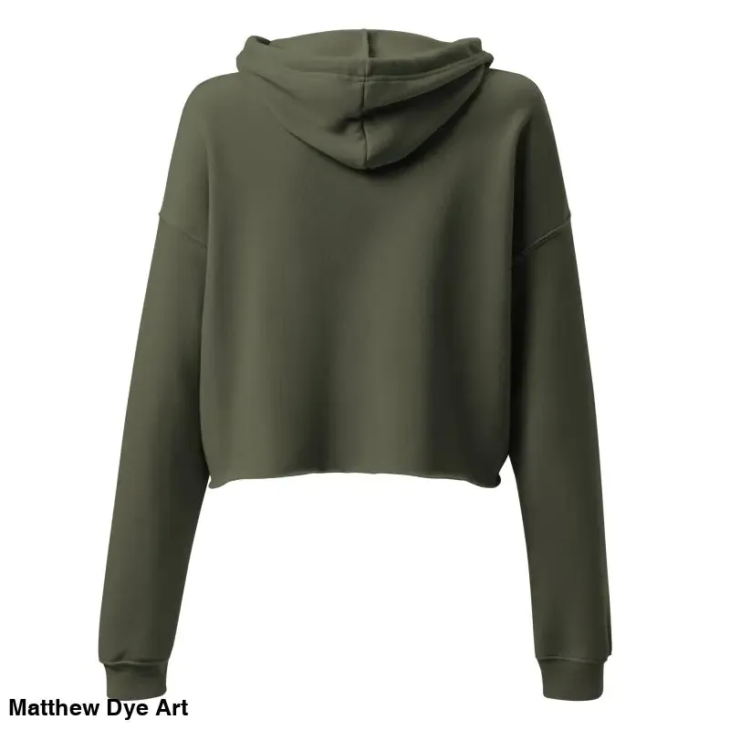 Sinister Entity | Gothic Horror Crop Hoodie