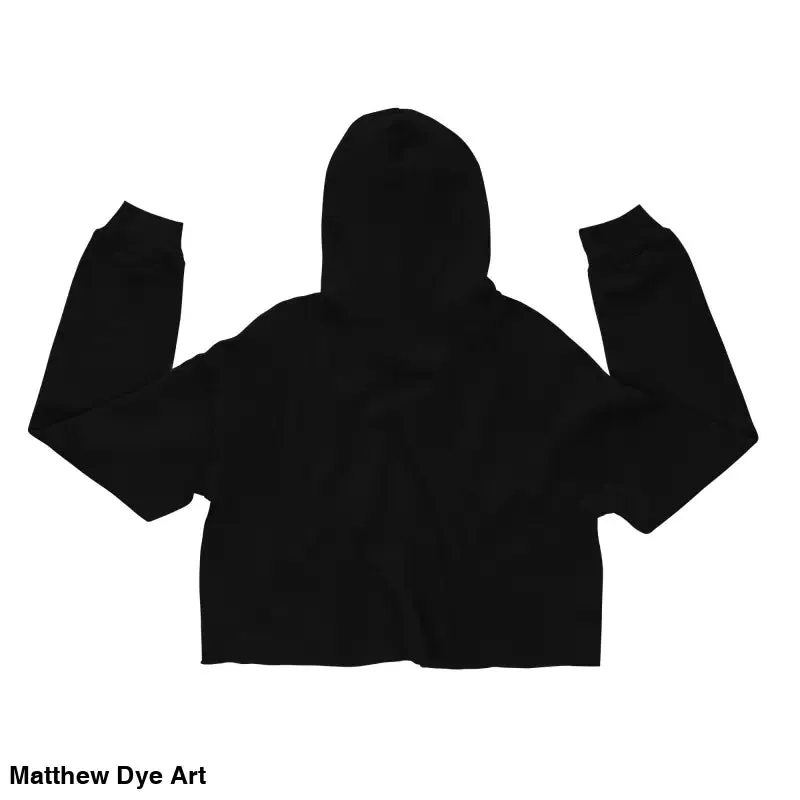 Sinister Entity | Gothic Horror Crop Hoodie