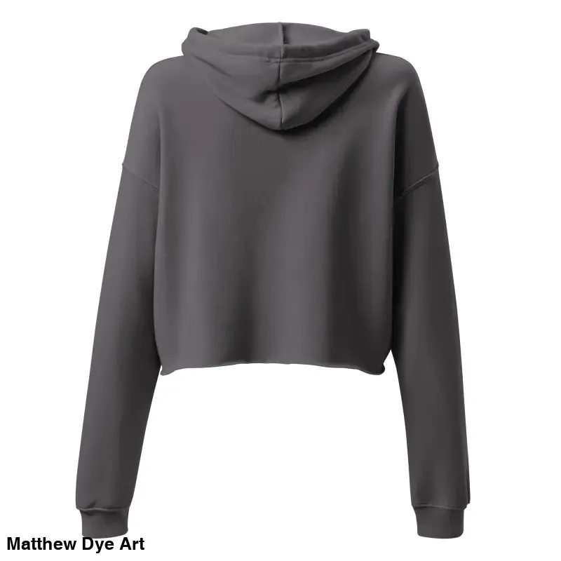 Sinister Entity | Gothic Horror Crop Hoodie