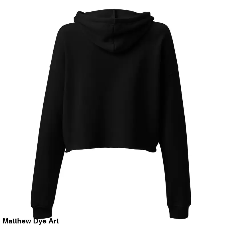 Sinister Entity | Gothic Horror Crop Hoodie