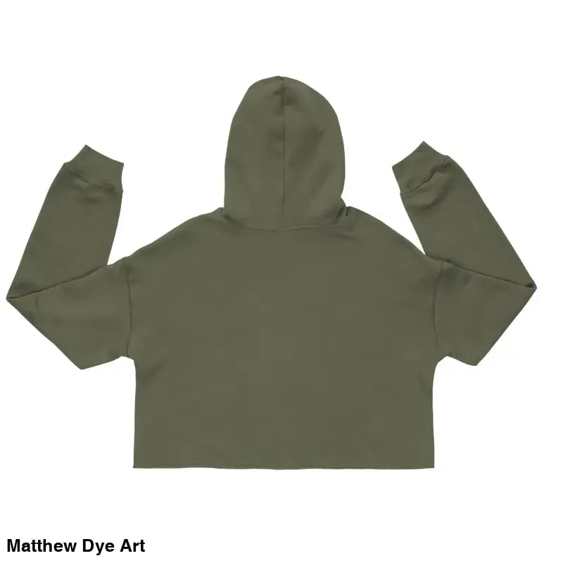 Sinister Entity | Gothic Horror Crop Hoodie