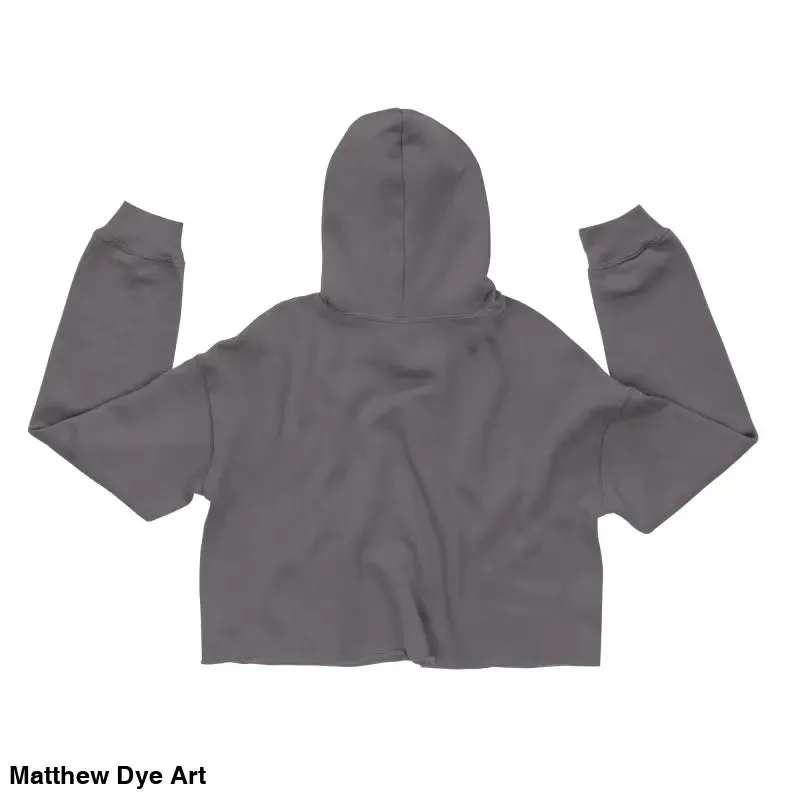 Sinister Entity | Gothic Horror Crop Hoodie