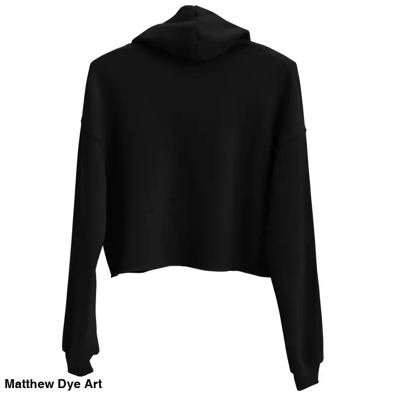 Sinister Entity | Gothic Horror Crop Hoodie