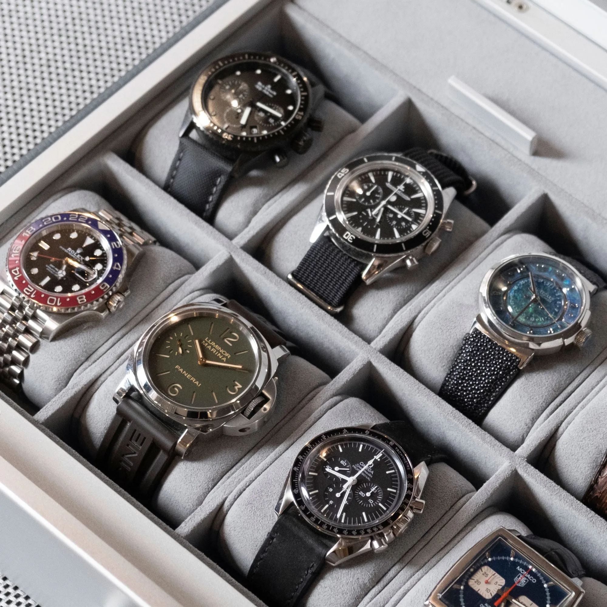 SPENCE 12 WATCH BOX - CLOUD GREY / GREY