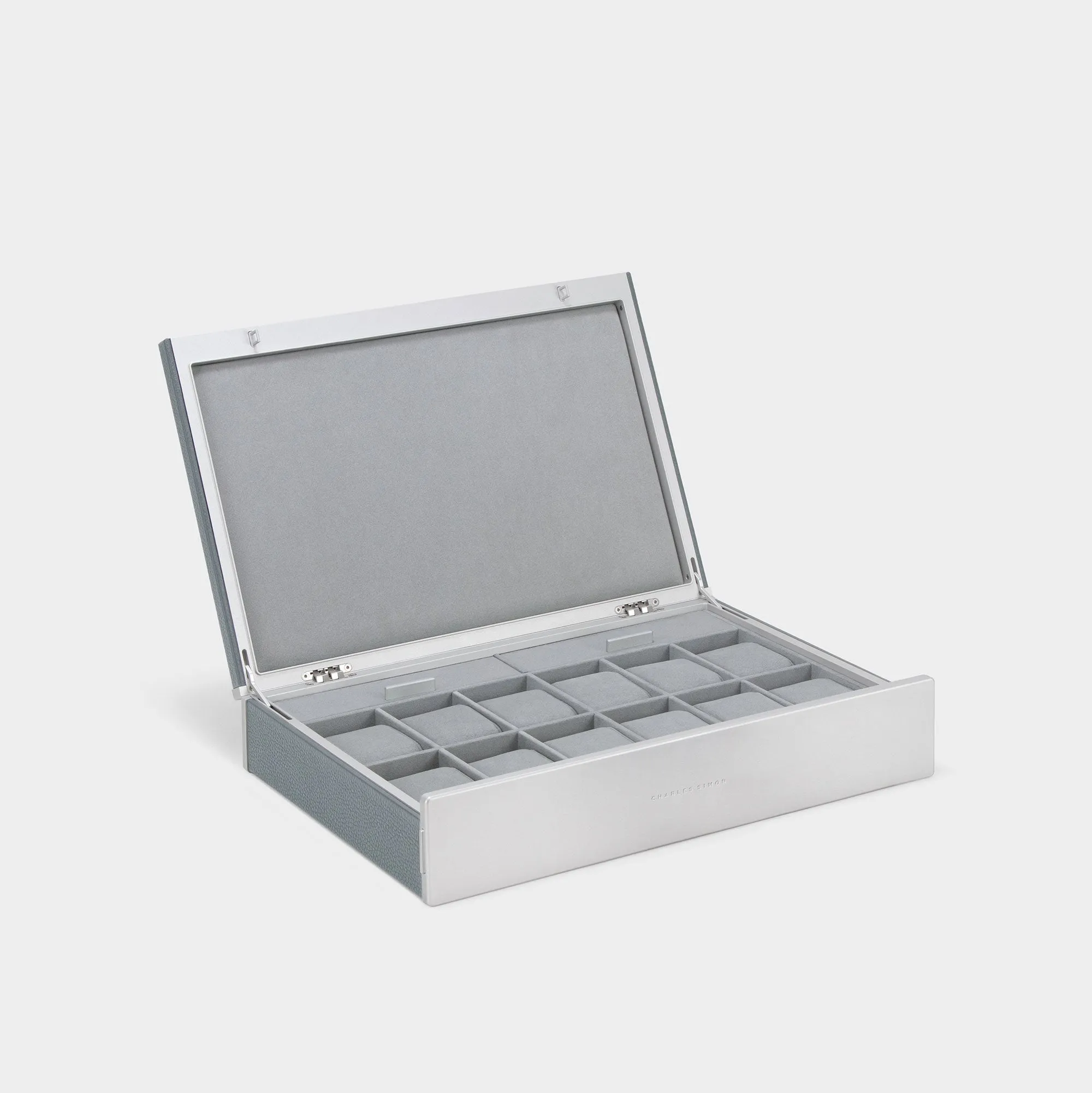 SPENCE 12 WATCH BOX - CLOUD GREY / GREY