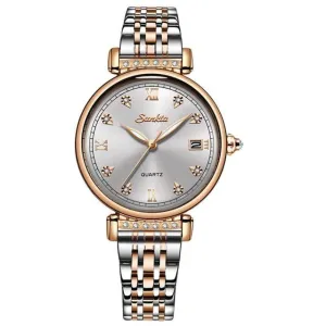 SUNKTA Rose Gold Women Watches