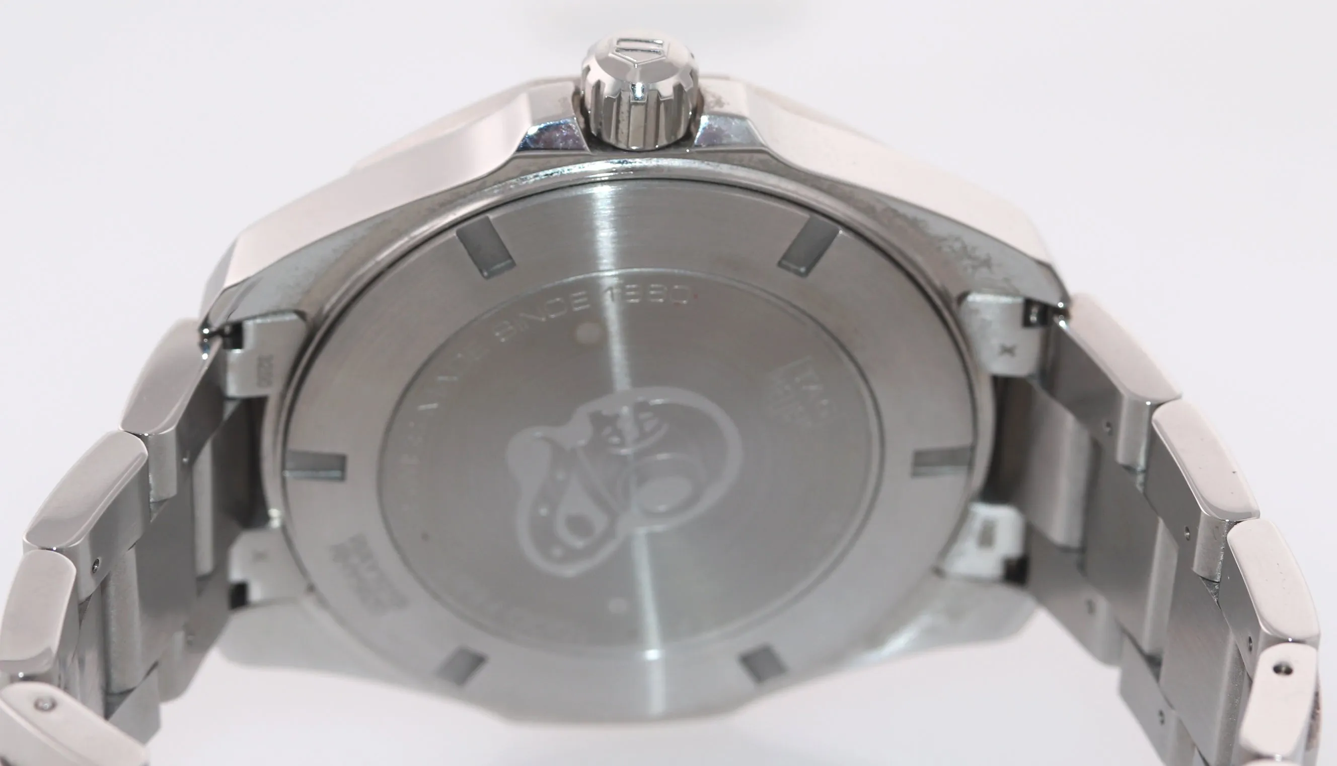 Tag Heuer Aquaracer Diver Black Dial Red Bezel Stainless Steel WAY101B.BA0746