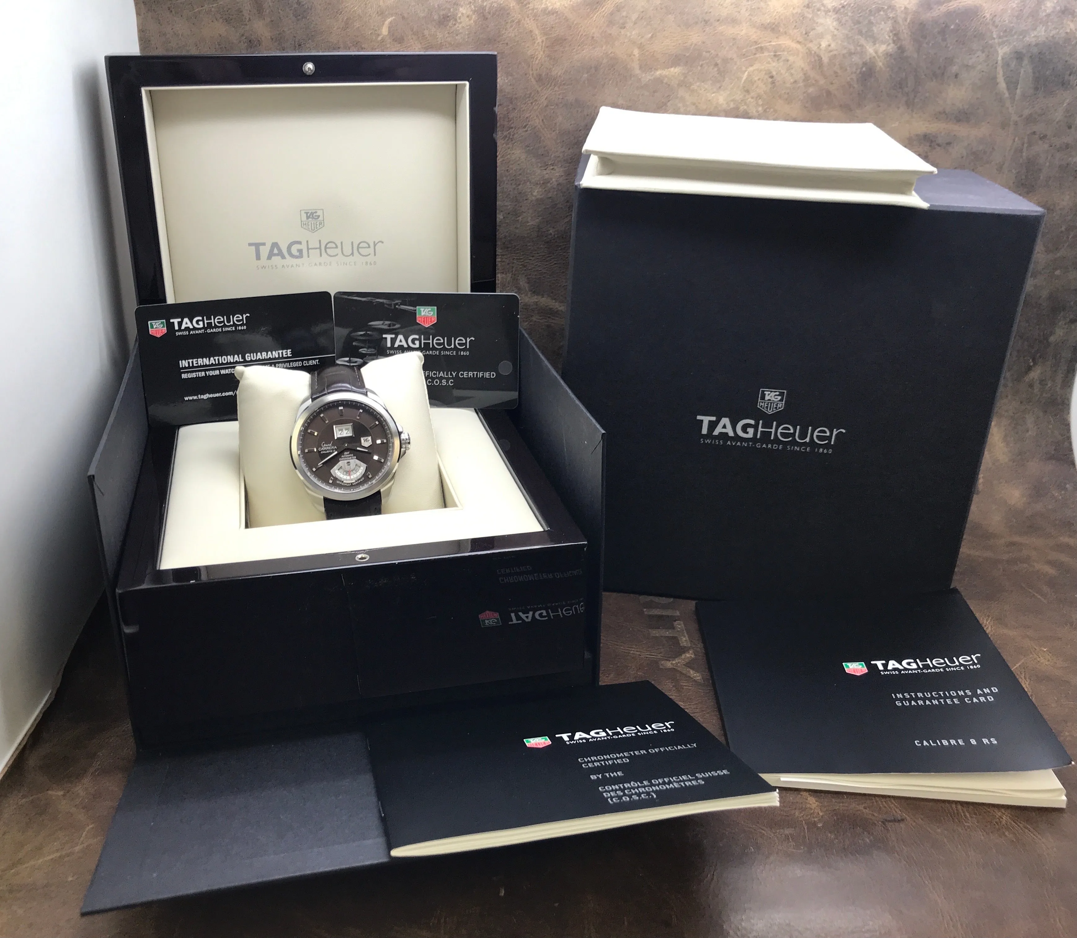 TAG Heuer Grand Carrera WAV5113 Dark Brown Dial Automatic  Men's Watch