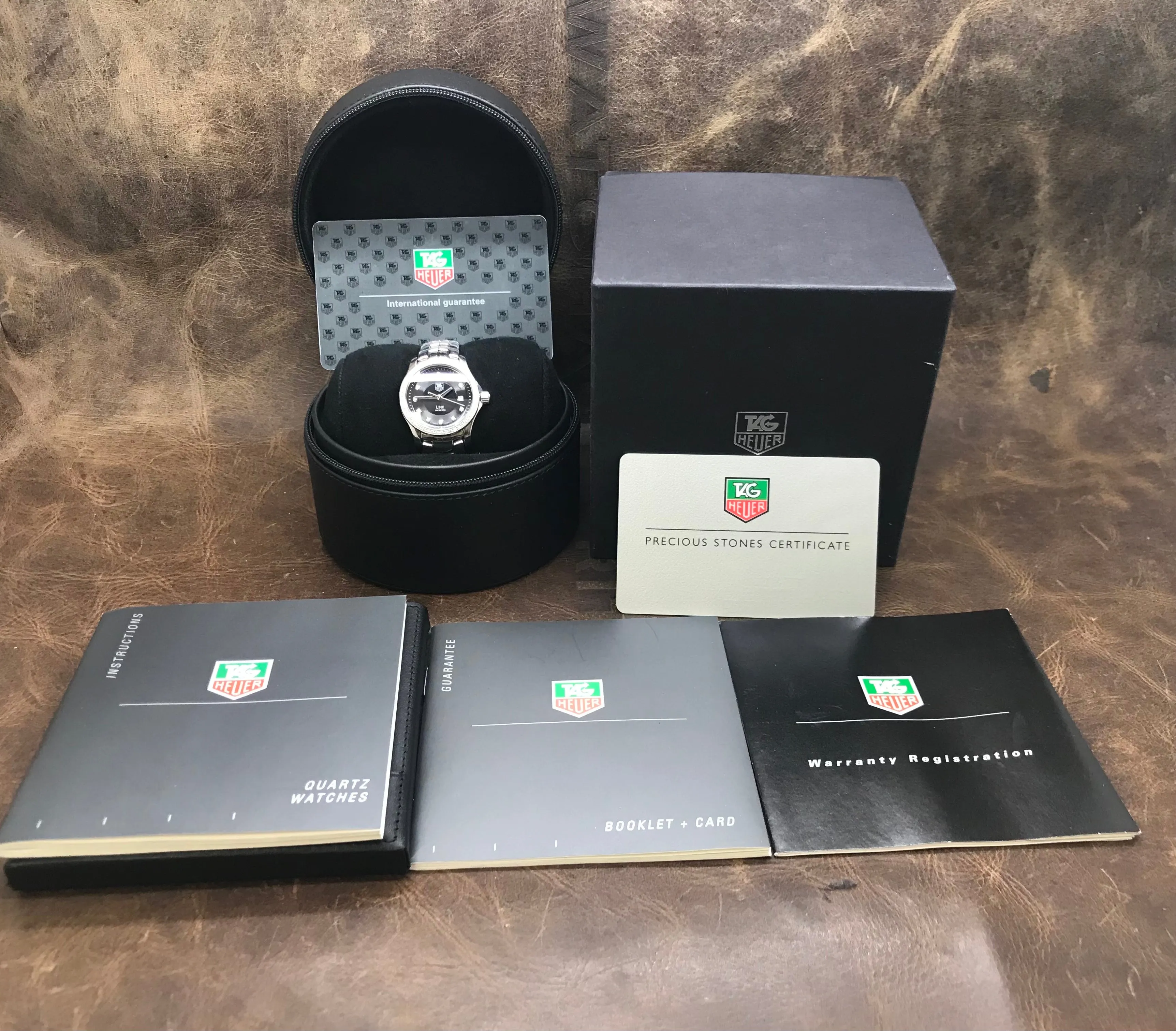TAG Heuer Link D WJF1319 Black Dial Quartz Women's Watch