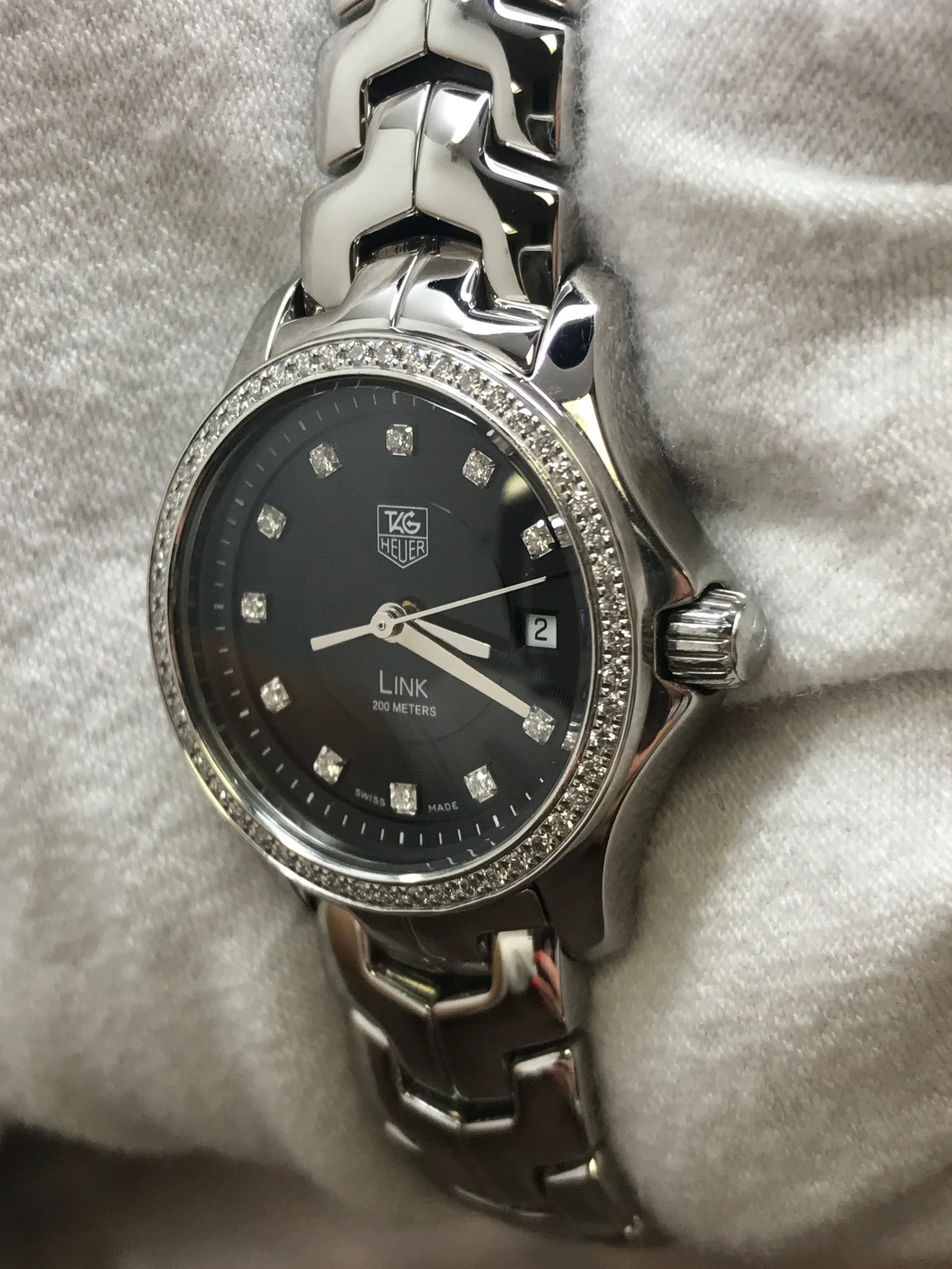 TAG Heuer Link D WJF1319 Black Dial Quartz Women's Watch