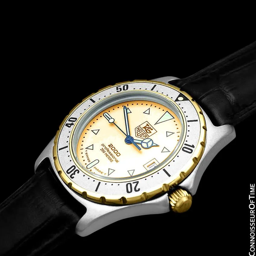Tag Heuer Professional 2000 Mens Diver Watch, 974.006 - Stainless Steel and 18K Gold Plated