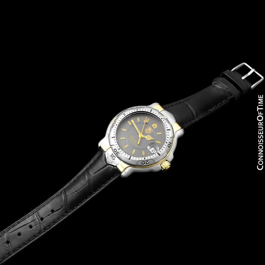 TAG Heuer Professional 6000 Mens Full Size Divers Stainless Steel & 18K Gold Watch - WH1152