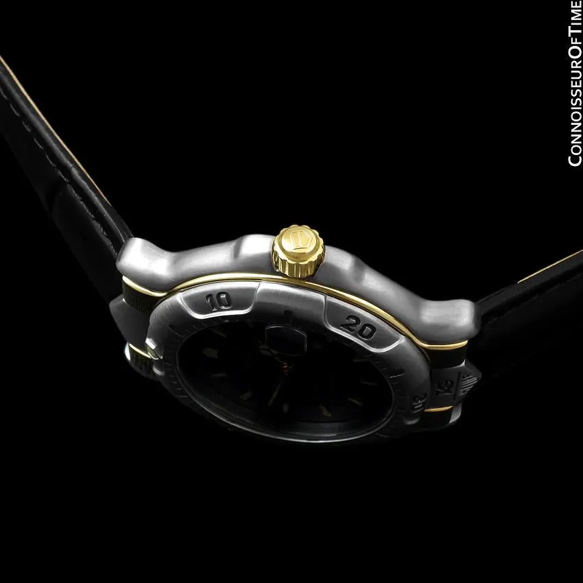 TAG Heuer Professional 6000 Mens Full Size Divers Stainless Steel & 18K Gold Watch - WH1152