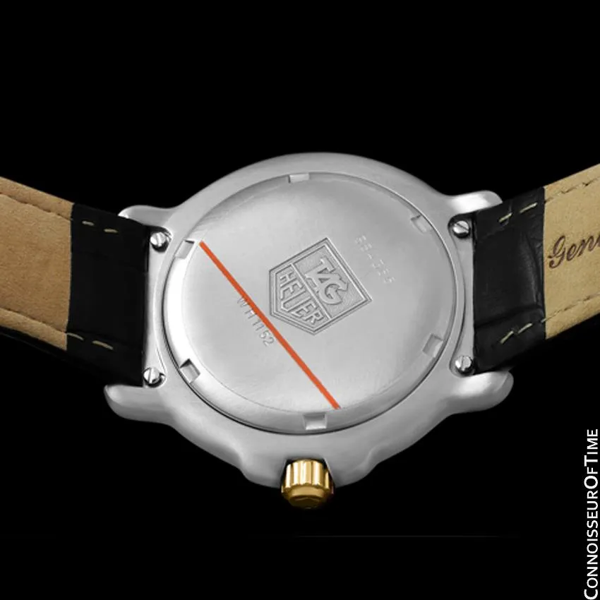 TAG Heuer Professional 6000 Mens Full Size Divers Stainless Steel & 18K Gold Watch - WH1152