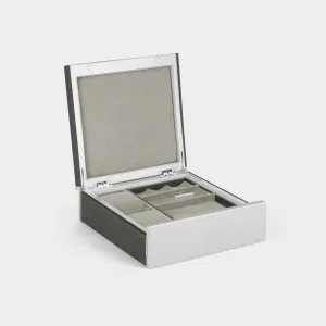 TAYLOR 2 WATCH AND JEWELRY BOX - GRAPHITE / GREY