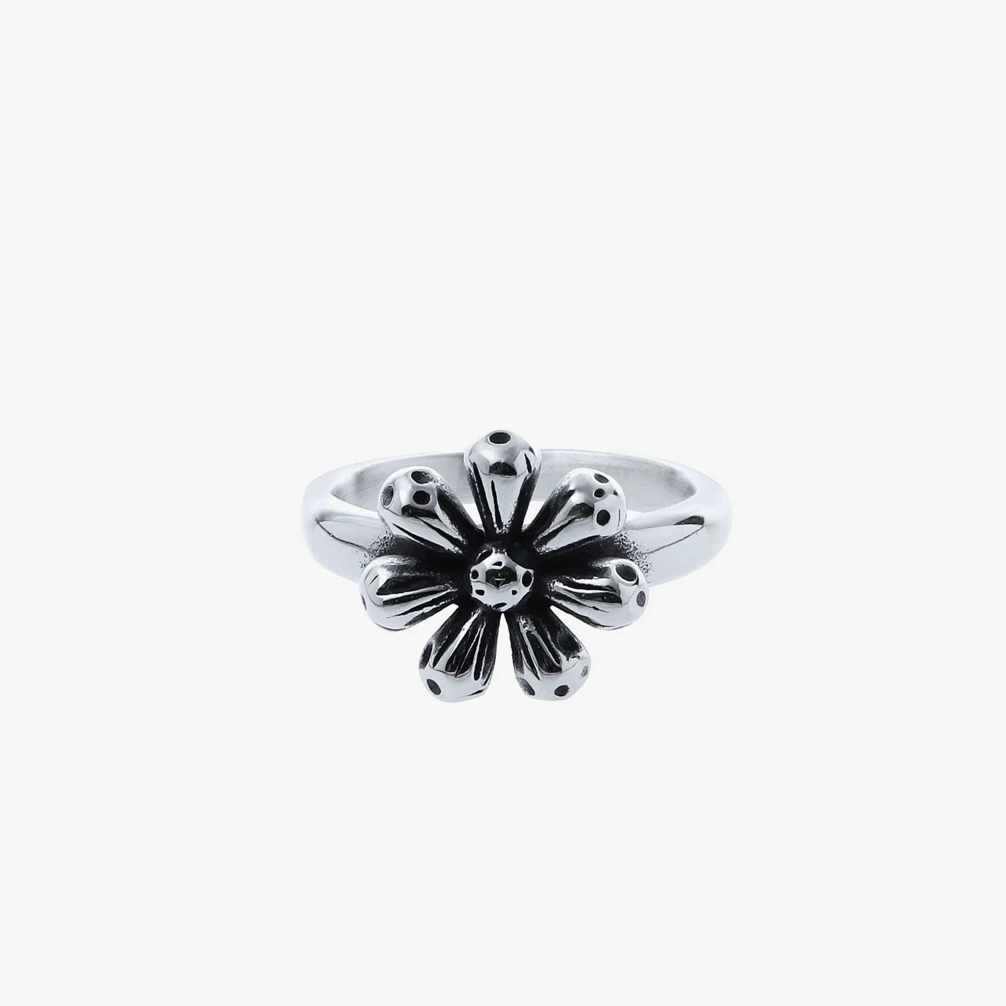 Three-dimensional Flower Vintage Ring