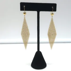 Tiffany & Co. Elsa Peretti Mesh Earrings 18k Gold