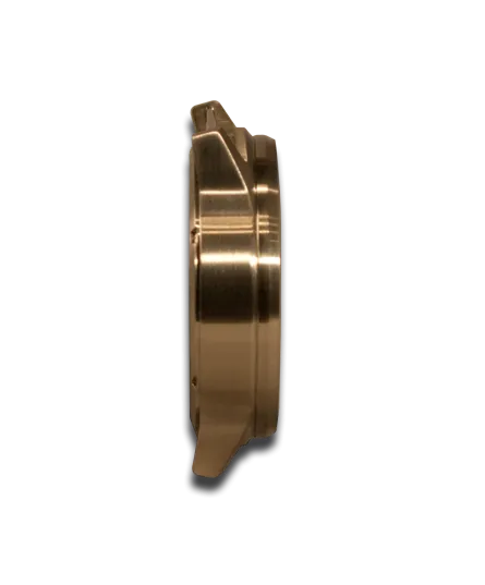 Timber Brown Stressed Wide Leather Cuff Watch