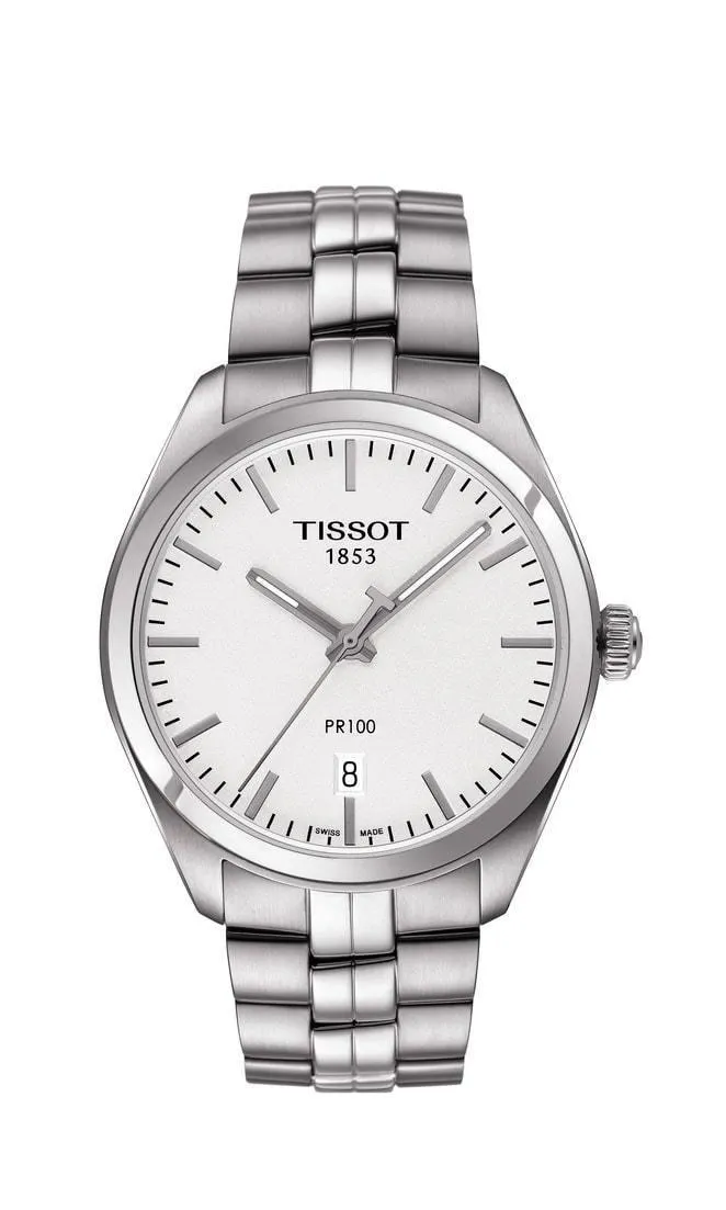 Tissot PR 100 Quartz Silver Dial Men's Watch T1014101103100