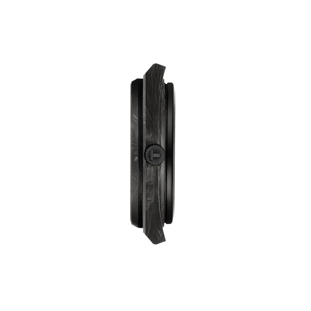 Tissot PRX Powermatic 80 Mens Carbon Black Rubber Strap Watch