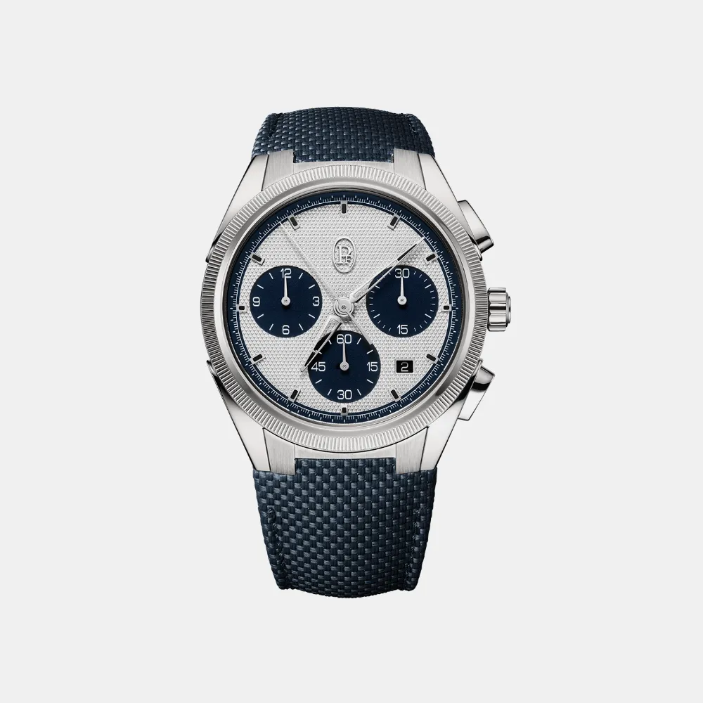 Tonda PF Sport Chronograph Silver Milano Blue COSC