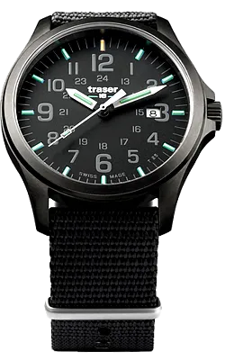 Traser P67 Officer Pro GunMetal Black with NATO Nylon Band, model 107422