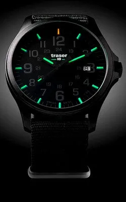 Traser P67 Officer Pro GunMetal Black with NATO Nylon Band, model 107422
