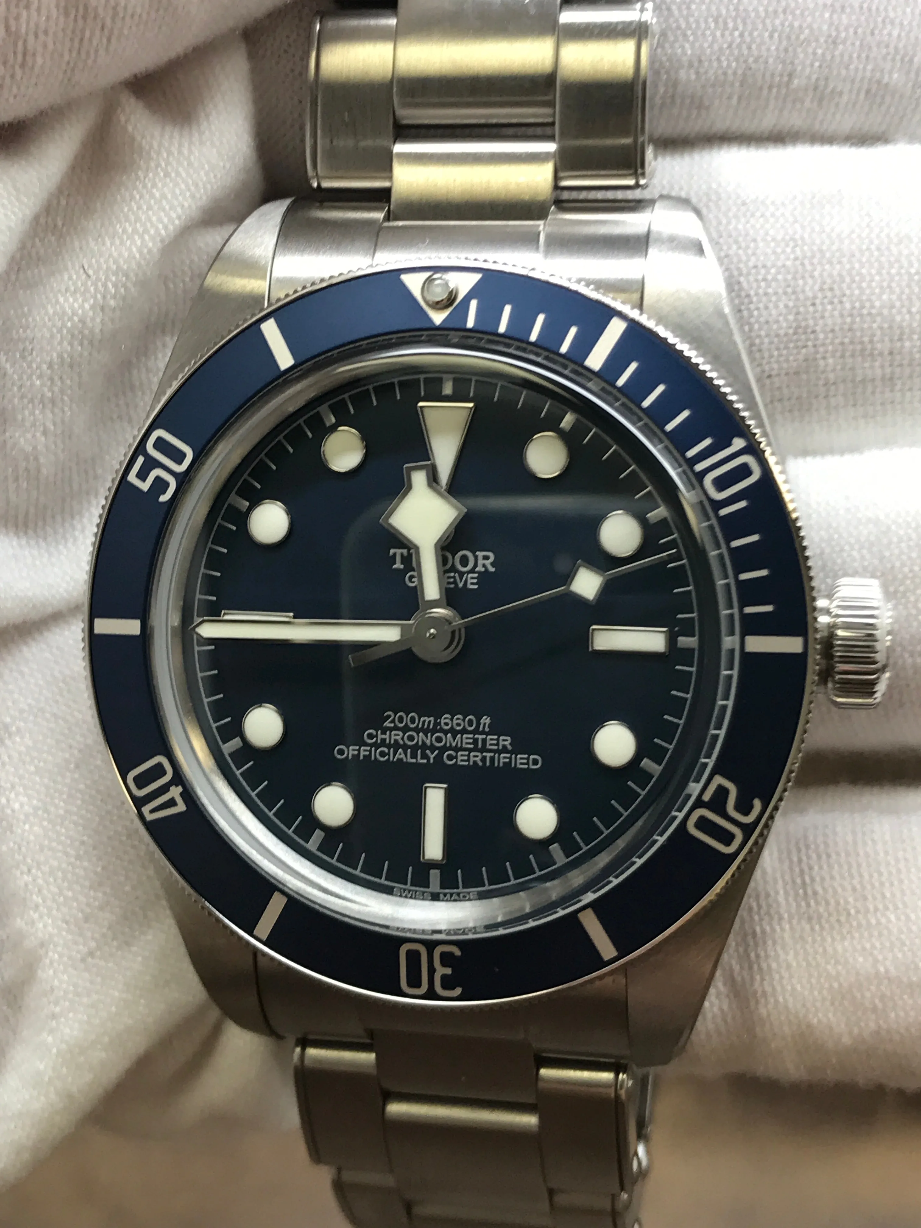 Tudor Black Bay Fifty Eight BB58 79030B Blue Dial Automatic Men's Watch