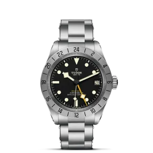 TUDOR Black Bay Pro 39mm Case, Black Dial, Steel Bracelet (M79470-0001)