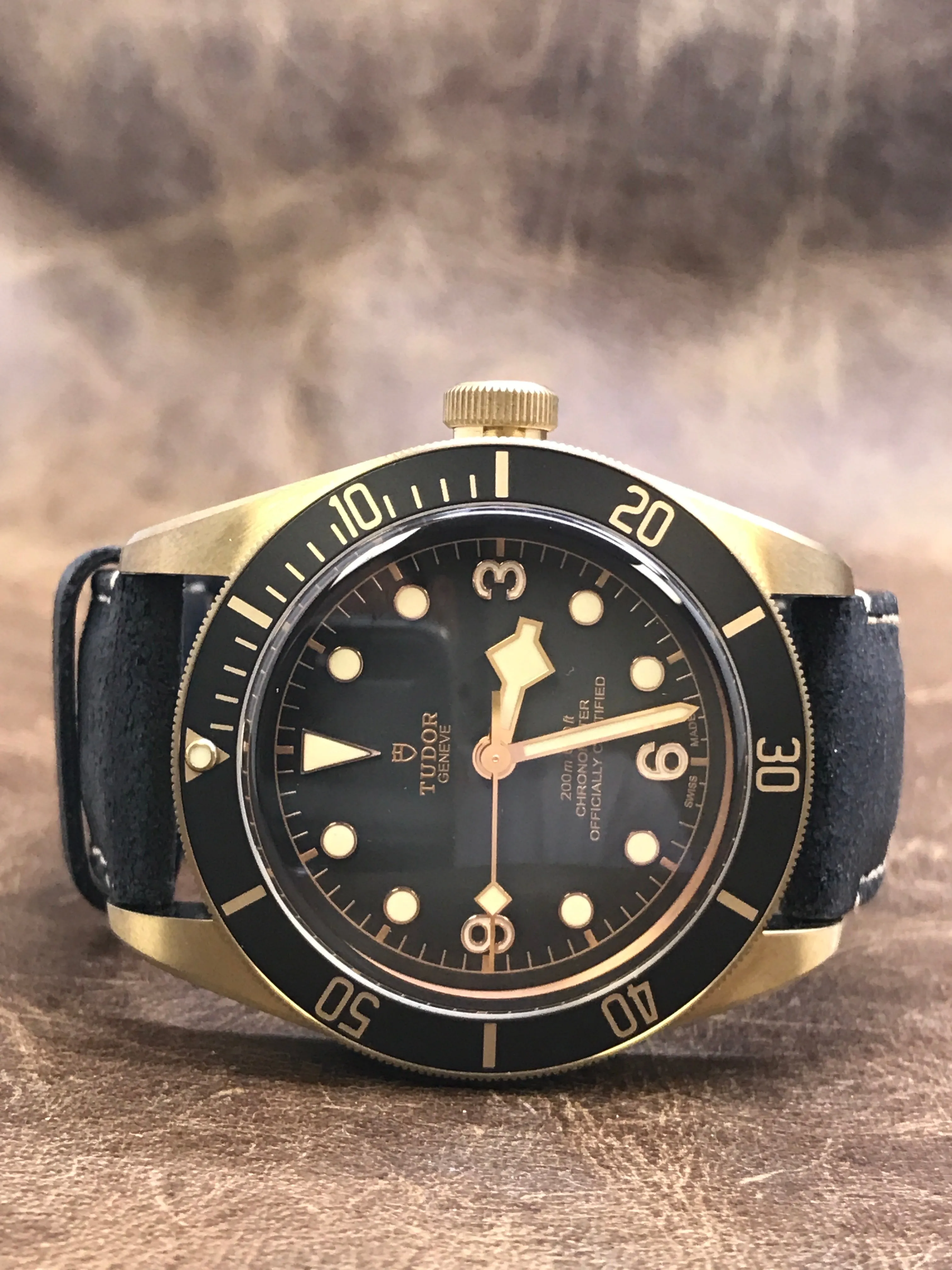 Tudor Heritage Black Bay Bronze 79250BA Black Dial Automatic Men's Watch