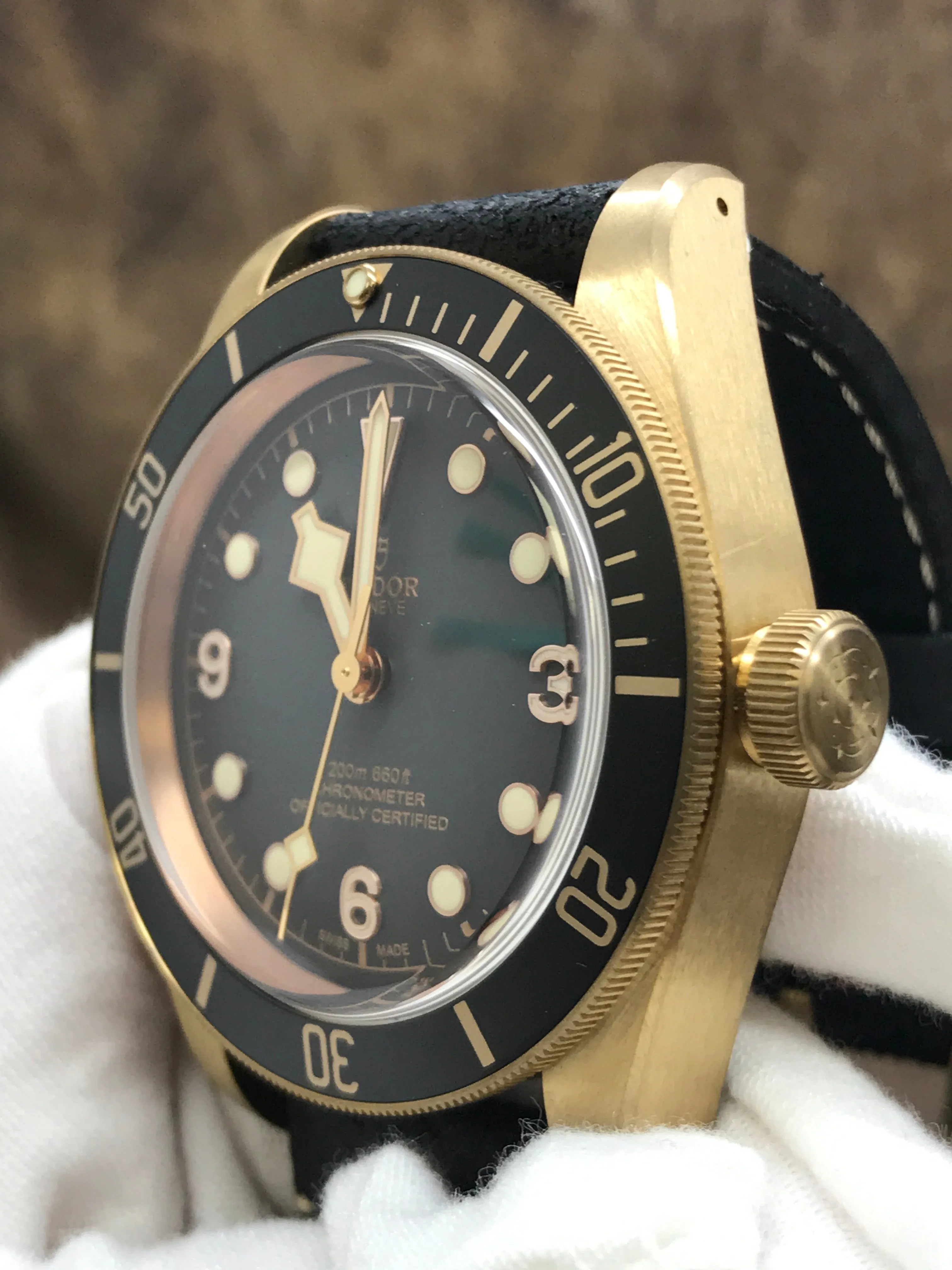 Tudor Heritage Black Bay Bronze 79250BA Black Dial Automatic Men's Watch