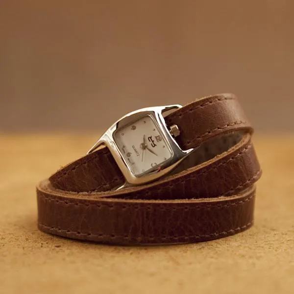 TWIST Wrap Watch – Tan