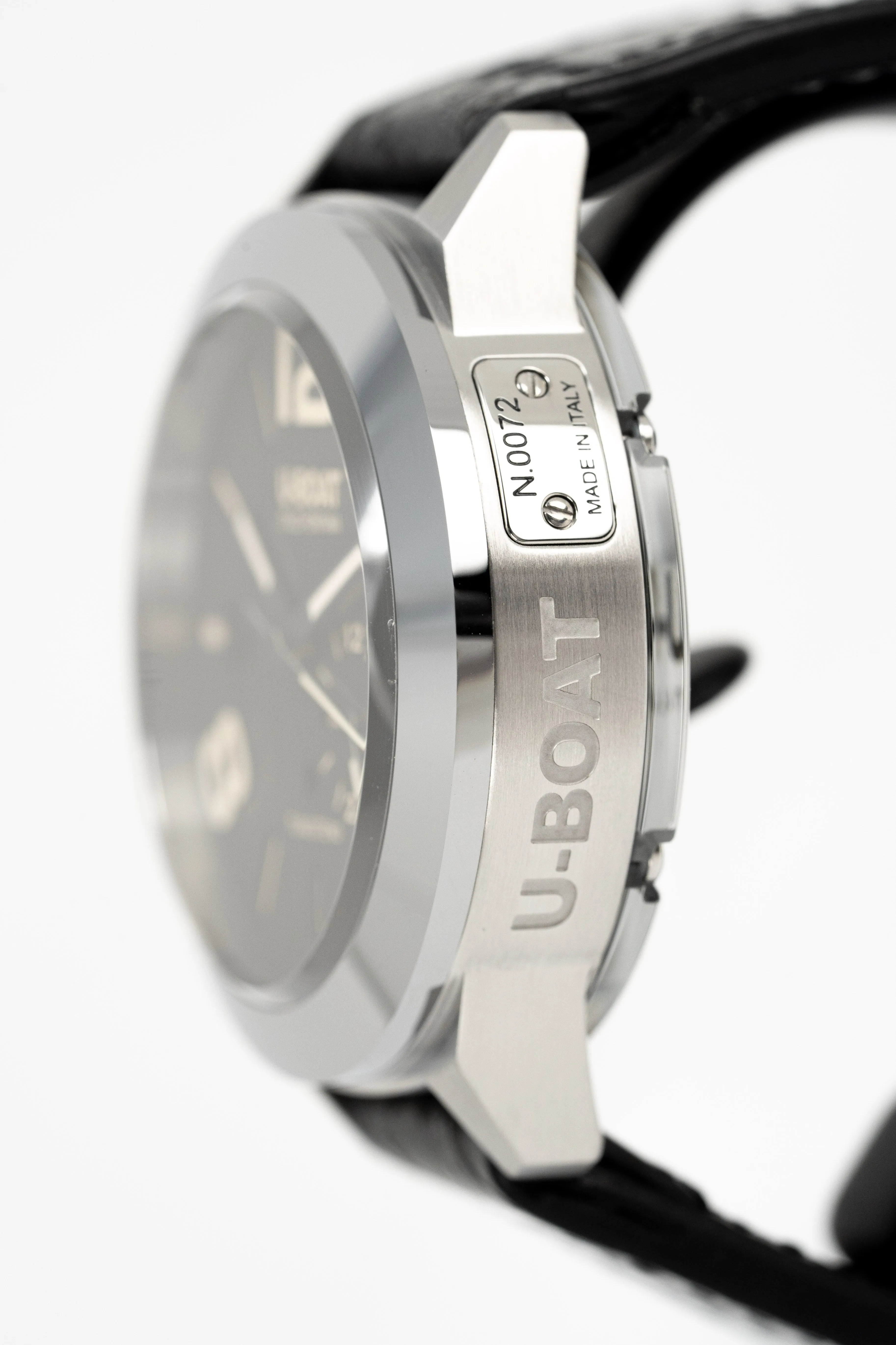 U-Boat Watch Classico Tungsten Black Leather 8893