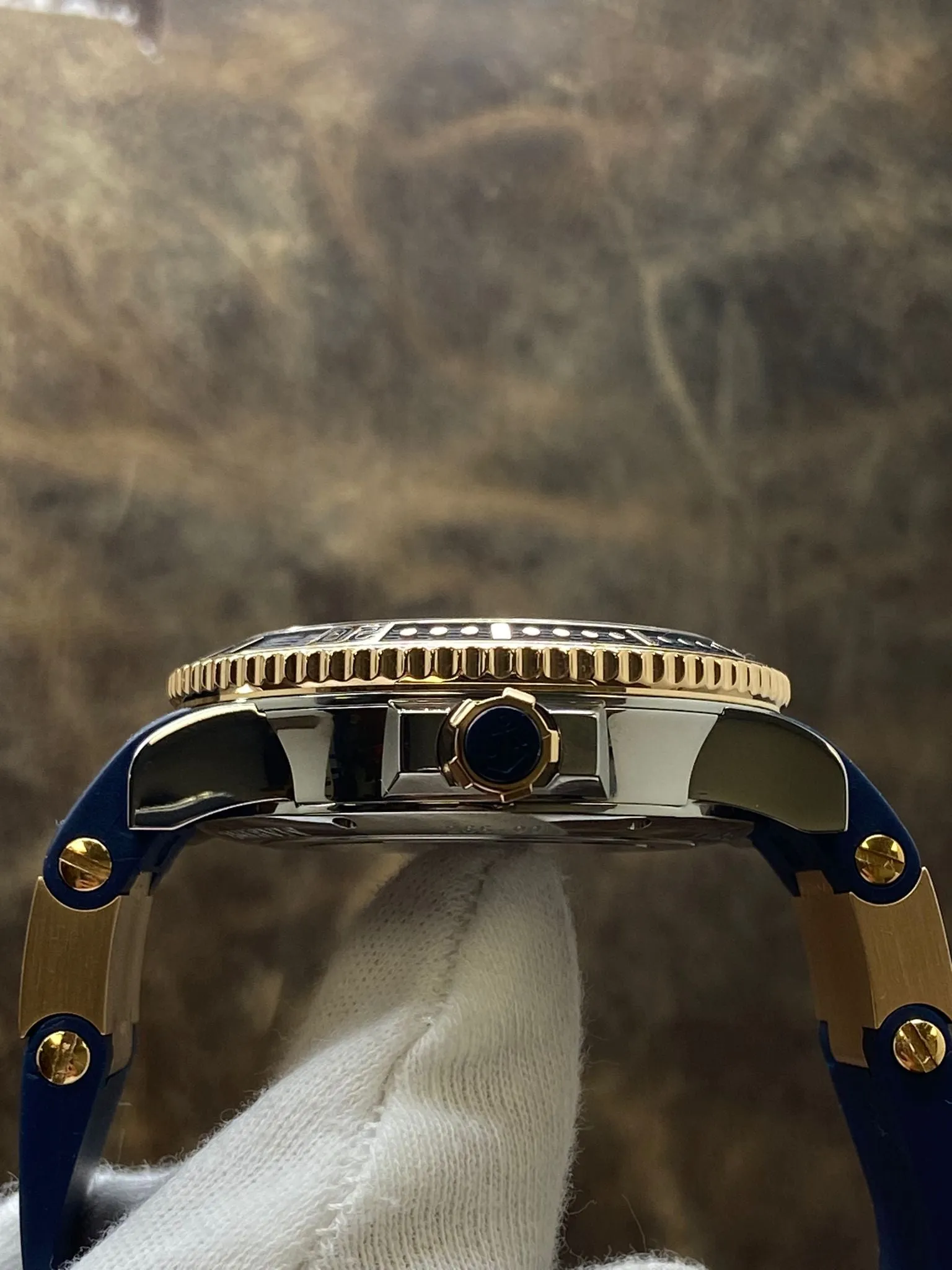 Ulysse Nardin Maxi Marine Diver Titanium & 18K Rose Gold 265-90-3/93 Blue Dial Automatic Men's Watch