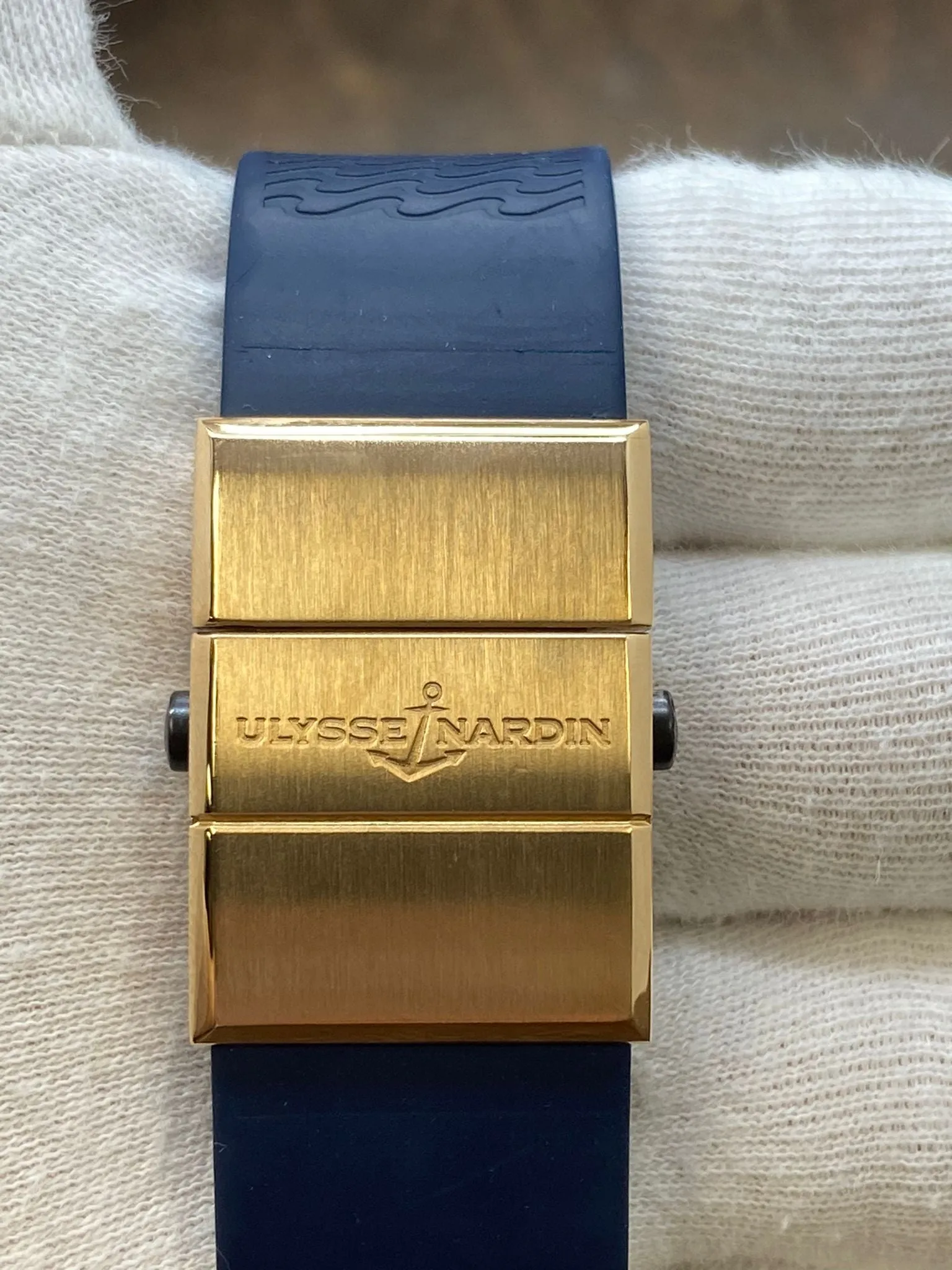Ulysse Nardin Maxi Marine Diver Titanium & 18K Rose Gold 265-90-3/93 Blue Dial Automatic Men's Watch