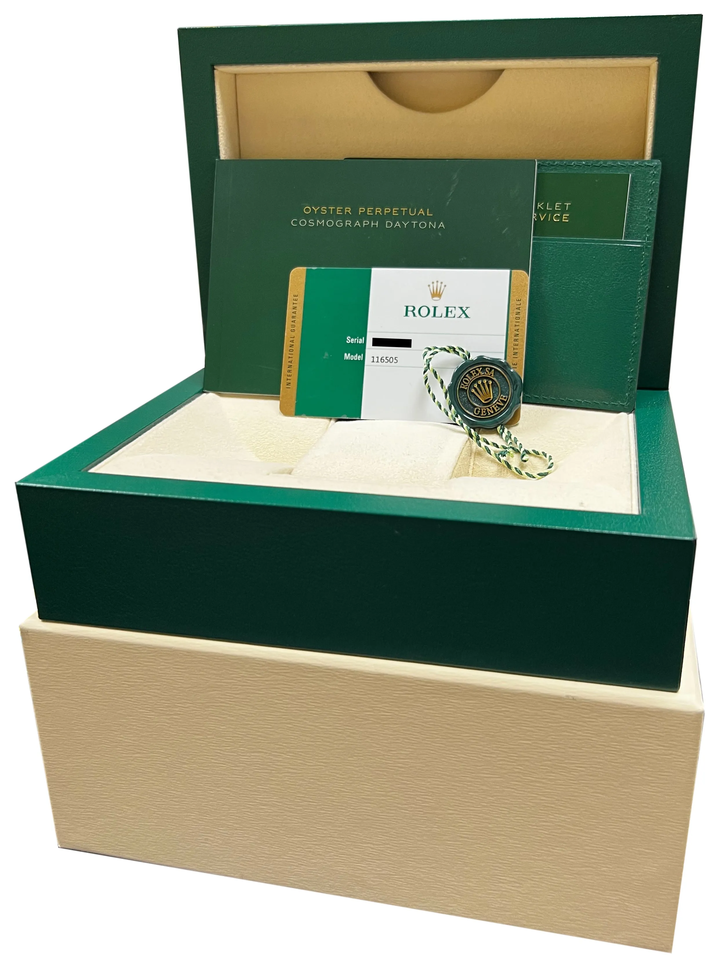 UNPOL. 2017 Rolex Daytona Cosmograph Black 40mm 18K Rose Gold Watch 116505 CARD