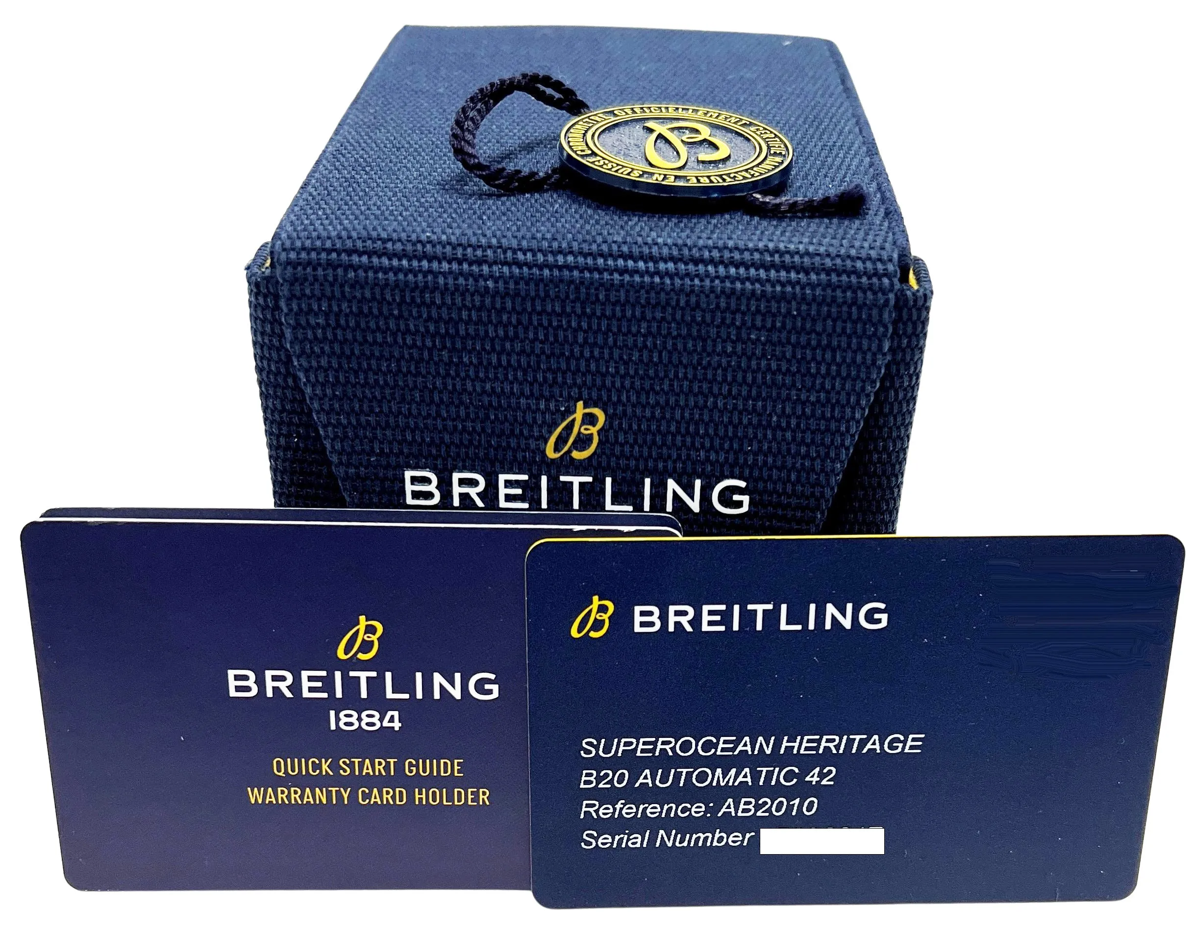 UNPOLISHED 2021 Breitling SuperOcean Heritage II Blue Mesh 42mm AB2010 Watch