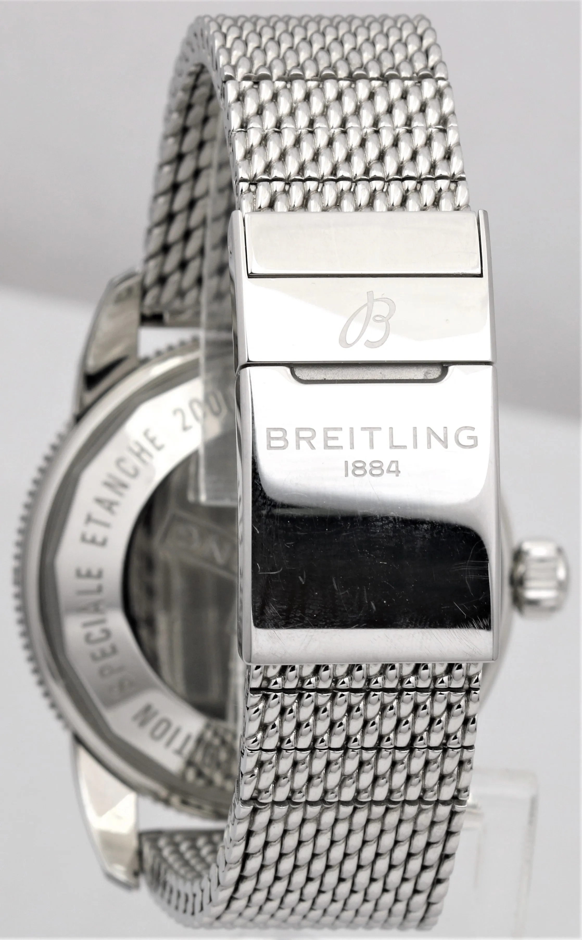 UNPOLISHED 2021 Breitling SuperOcean Heritage II Blue Mesh 42mm AB2010 Watch