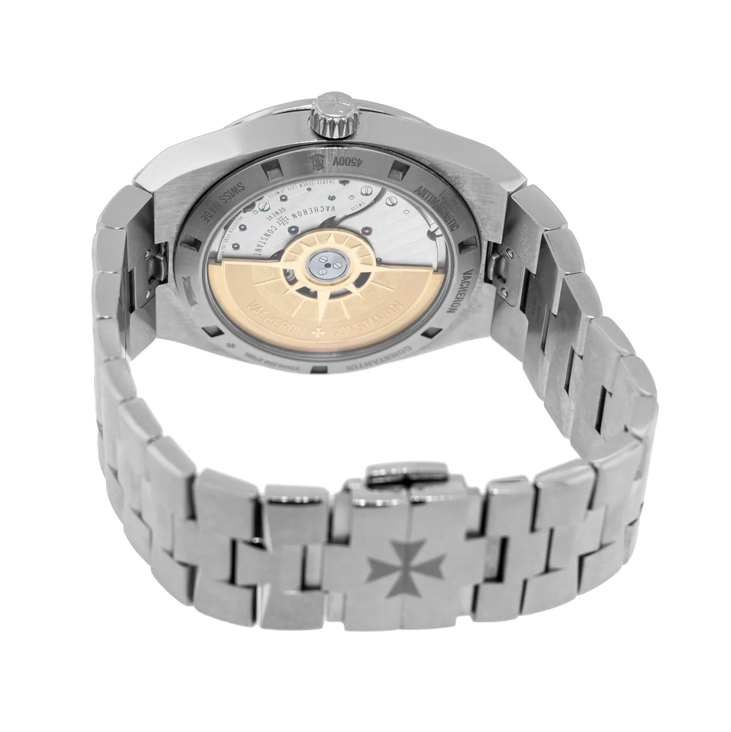 Vacheron Constantin Overseas Stainless Steel Blue Index Dial 4500V