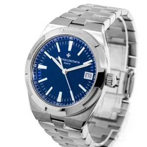 Vacheron Constantin Overseas Stainless Steel Blue Index Dial 4500V
