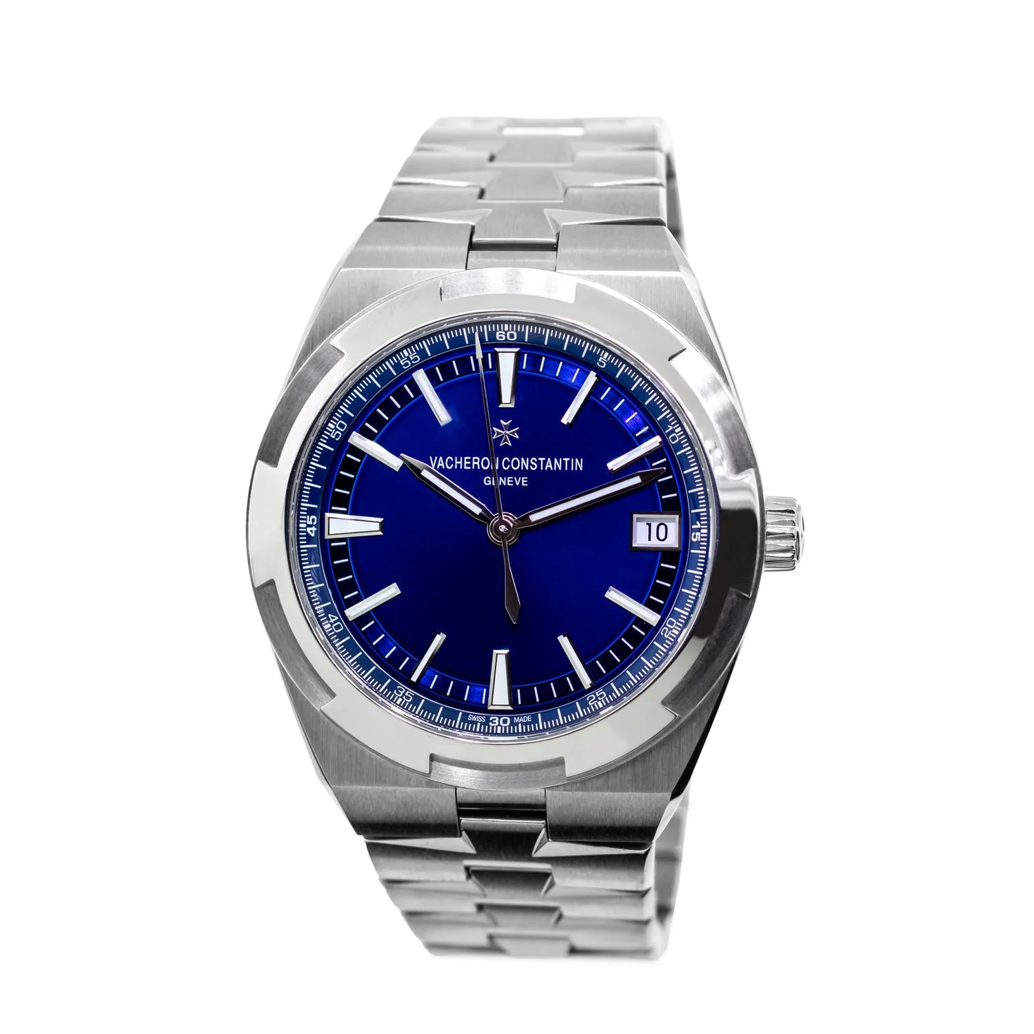 Vacheron Constantin Overseas Stainless Steel Blue Index Dial 4500V