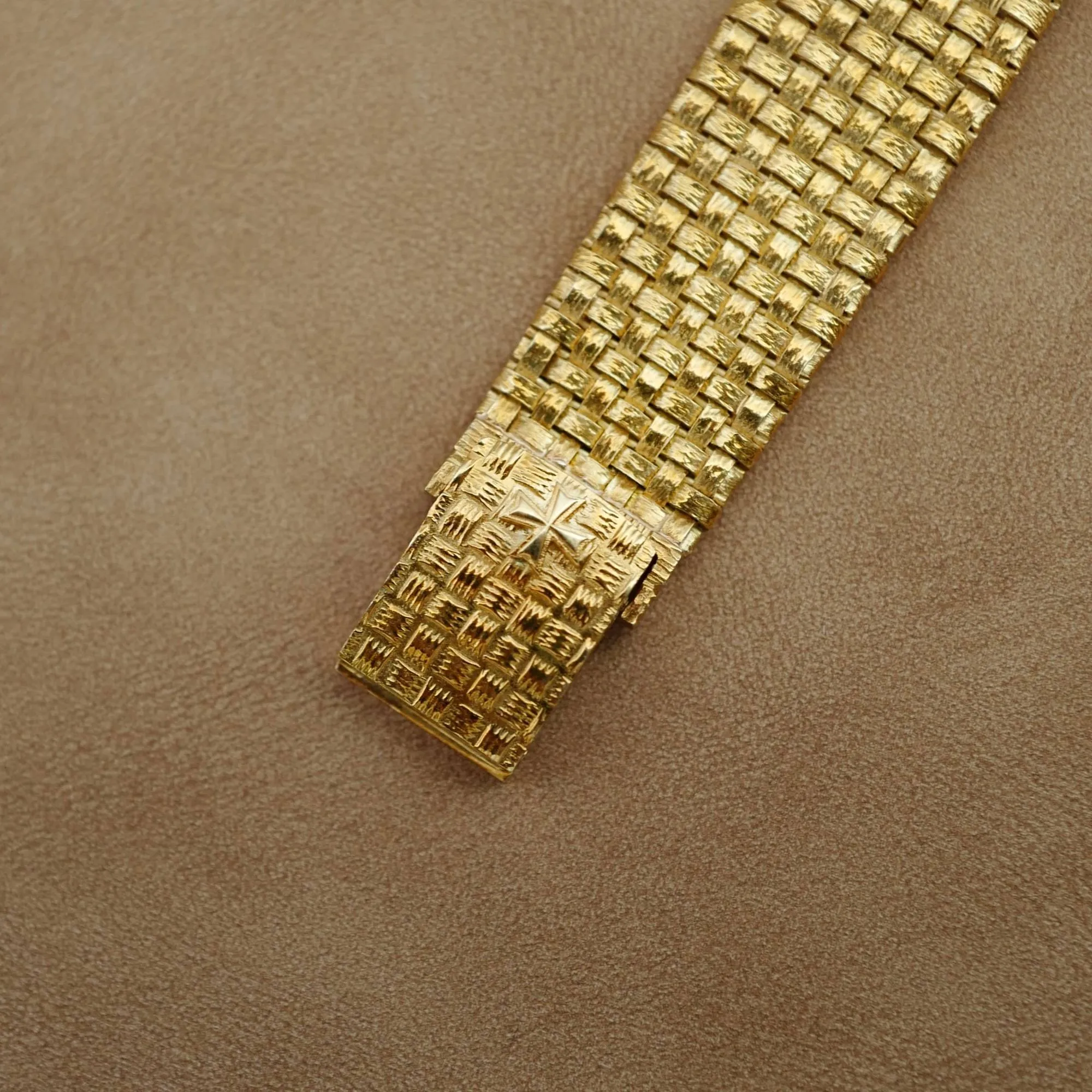 Vacheron Constantin Yellow Gold Woven Band Watch