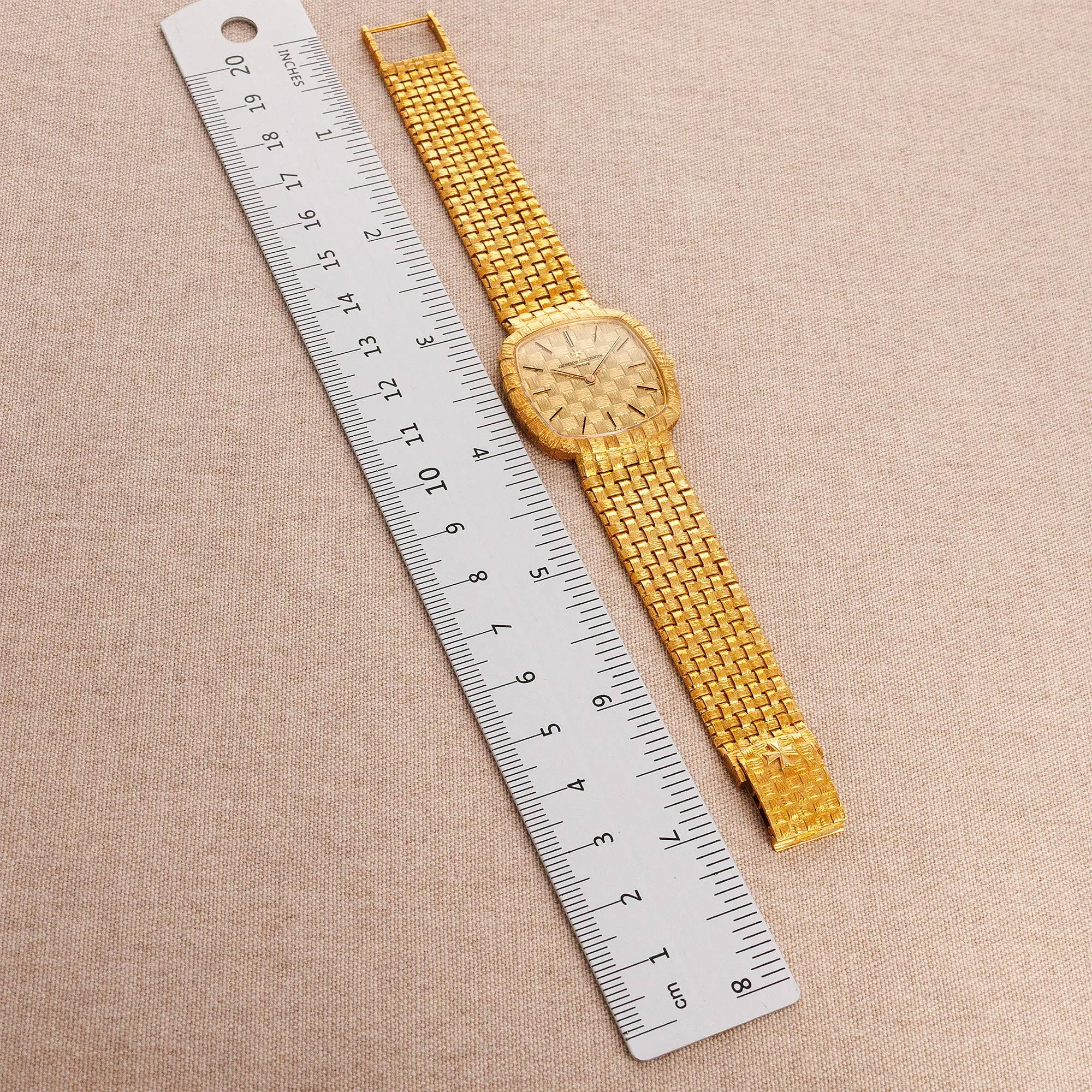 Vacheron Constantin Yellow Gold Woven Band Watch