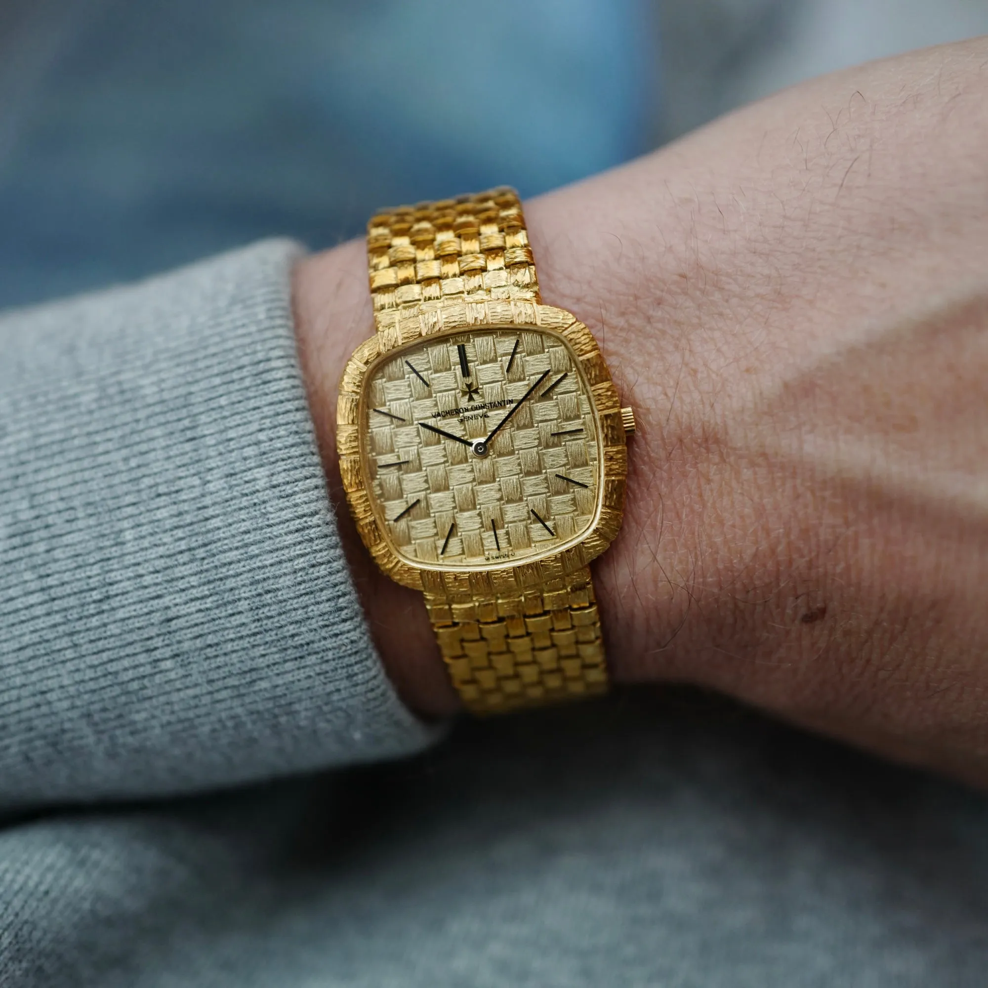 Vacheron Constantin Yellow Gold Woven Band Watch