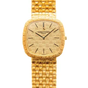 Vacheron Constantin Yellow Gold Woven Band Watch